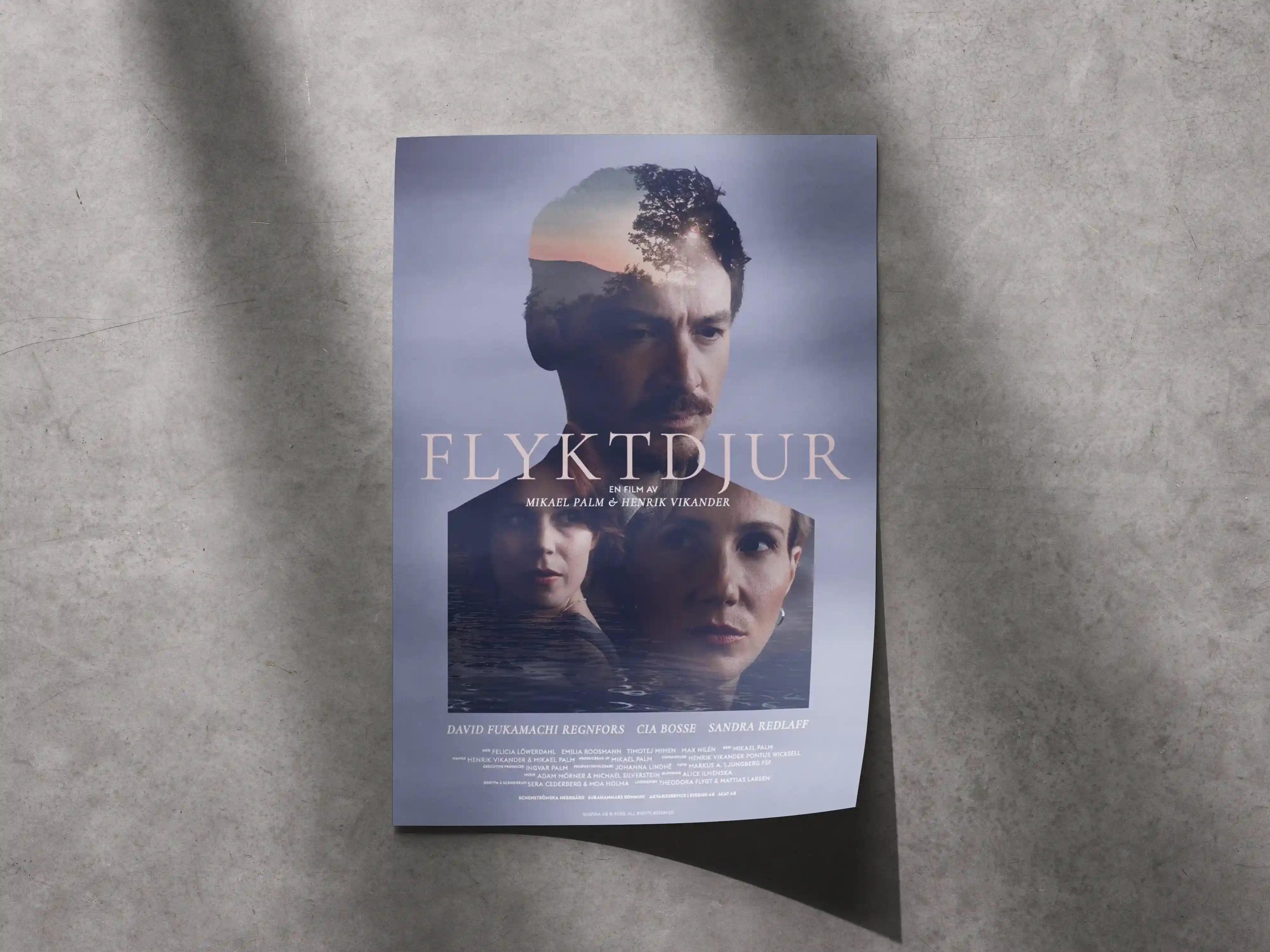 Flyktdjur — official Swedish film poster