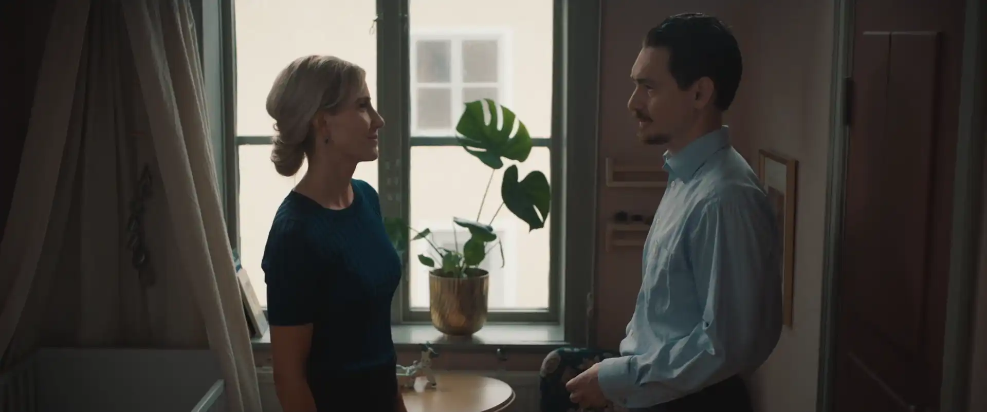 Ellen and Karl in the nursery